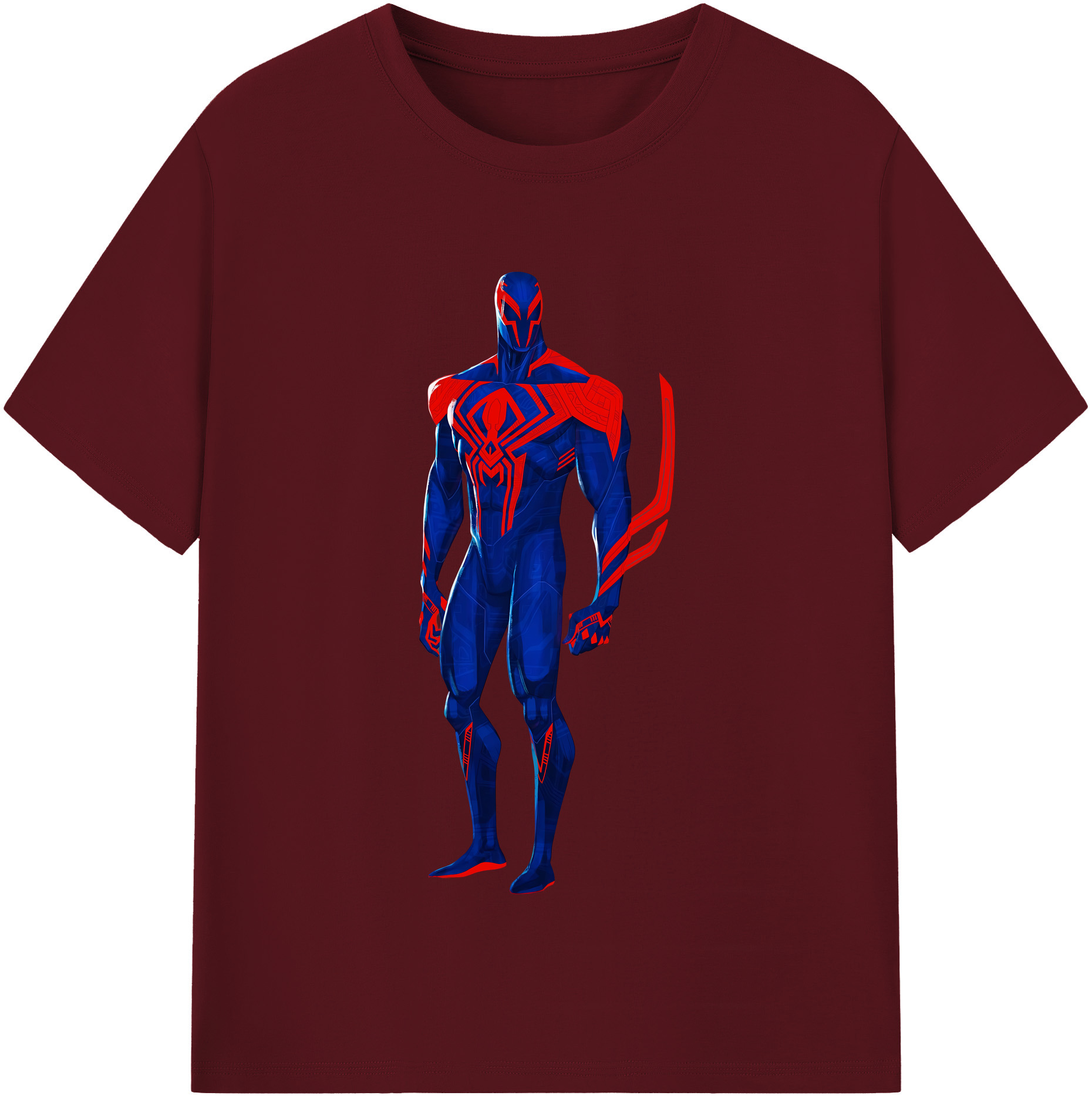 （画像用） Spider Man スパイダーマン 綿100％半袖Tシャツ（フロントプリント）